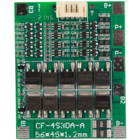 Carte de Protection BMS 30A pour Batterie LiFePO4 3.2V 4S - PCB de Gestion de Batterie Lithium (1/5)