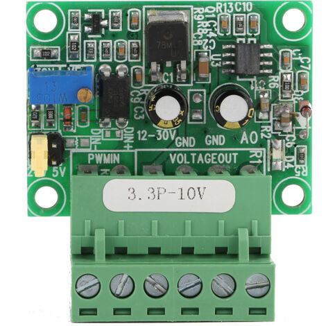 Convertisseur Signal PWM 3.3V vers Tension 0-10V Module PLC Numérique-Analogique (1/5)