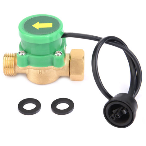 Capteur de débit d'eau avec filetage G1/2, interrupteur de contrôle automatique de pression électronique 220V pour pompe (1/5)