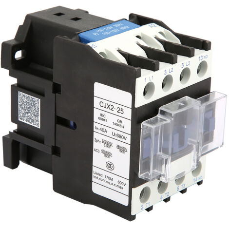 Contacteur Industriel CJX2-25 110VAC pour Montage sur Rail DIN (1/5)