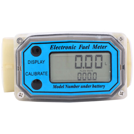 Compteur de débit diesel numérique 0‑250L/min avec raccord NPT 1 pouce (1/5)