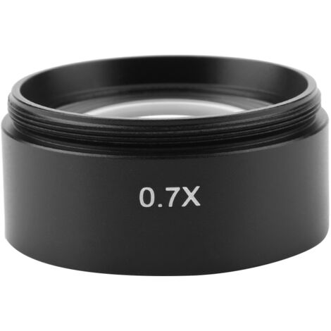 Objectif auxiliaire KP-0.7X pour microscope stéréo, filetage de montage 48mm, lentille d'agrandissement complémentaire. (1/5)