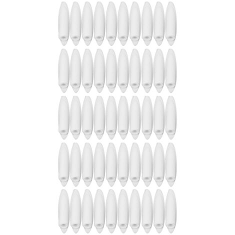 100 bouchons en bois de 9,5mm pour trous de poche, accessoires d'outils de menuiserie (blanc) (1/5)