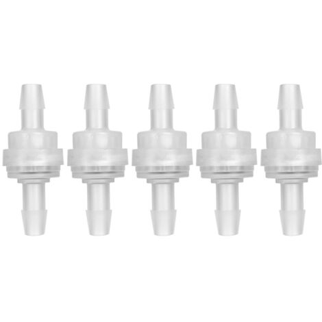 5 pièces clapet anti-retour plastique pour traitement d'eau, vanne unidirectionnelle 6mm (1/5)