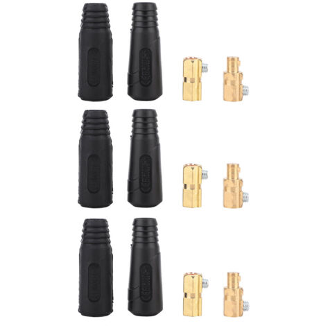6 pièces Connecteur Rapide Câble Soudure Style Européen Cuivre 200-400A (10-25mm²) (1/5)