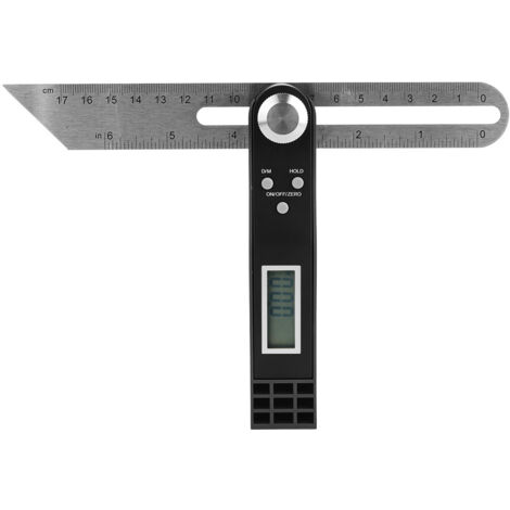 Rapporteur numérique en acier inoxydable avec affichage digital, goniomètre de précision 0-360° pour mesures d'angles (1/5)