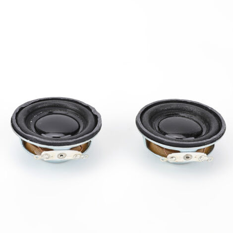 2 pièces Haut-parleur Audio 3W 4Ω Stéréo pour Ampli Mini - 4cm
