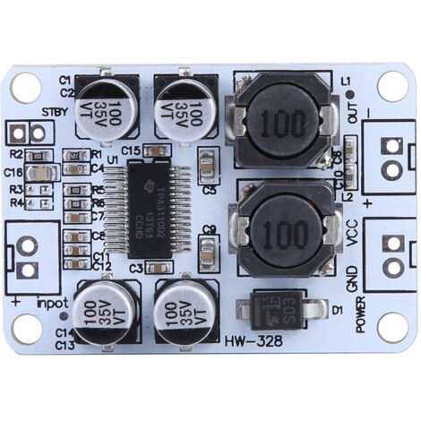 Carte Amplificateur Numérique Monocanal TPA3110 PBTL Haute Puissance 30W 8-26VDC (1/5)