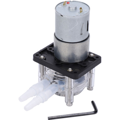 Pompe péristaltique auto-amorçante 12V à fort débit et résistante à la corrosion (1/5)