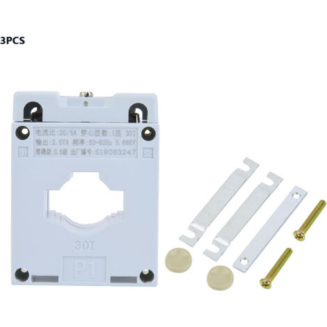 3 Pièces Support Plastique Anti-Flamme pour Transformateur de Courant 0.66KV 0.5 50-60Hz (20/5) - Lot de 3 (1/5)