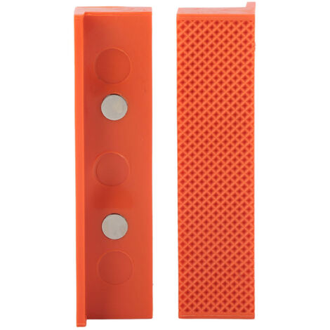 1 Set de Protections de Mâchoires en TPU Magnétiques pour Étau, Coussinets de Serrage, Accessoires Outil 4,5"/6" (1/5)