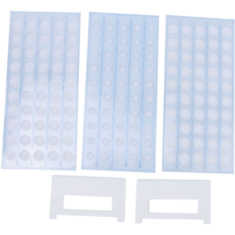 Porte-tubes détachable 3 étages 50 trous, accessoires de laboratoire pour éprouvettes (1/5)