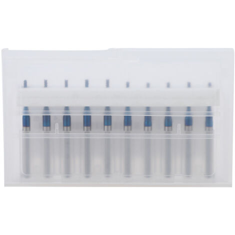 10 pièces Fraises à Graver CNC Bleues pour PCB, Fraises en Carbure 1.4mm pour Machine de Découpe et Routage (1/5)