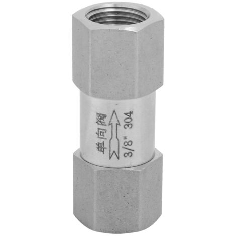 Clapet anti-retour à bille inox 304 haute pression et température (3/8" BSPP) (1/5)