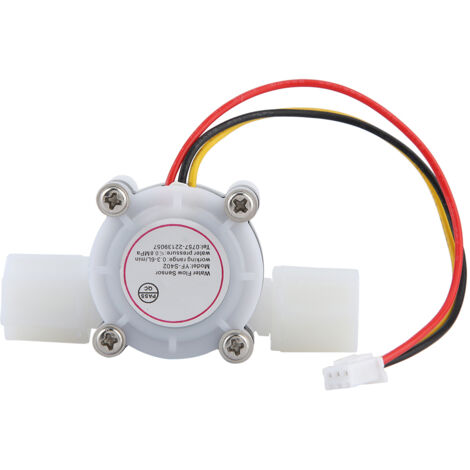 Capteur de débit d'eau G1/4 pour refroidisseur, contrôle de débit avec effet de cascade. (1/5)