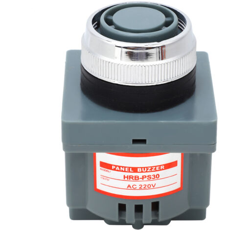 HRB PS30 Buzzer Électromagnétique Haute Puissance 80dB 50Hz (AC220V) pour Alarme Industrielle (1/5)