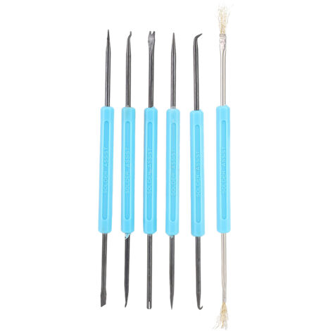 6 pièces Outil de Soudure Double Face pour Réparation et Nettoyage de Cartes Électroniques (1/5)