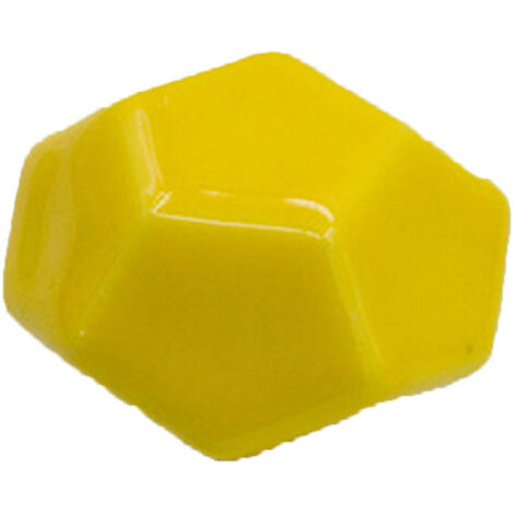 Poignée de tiroir en céramique diamant jaune pour meuble et armoire (1/3)