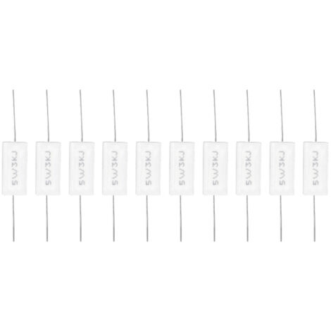 10 Résistances Ciment 5W 3KΩ ±5% pour Circuits Électroniques (1/5)
