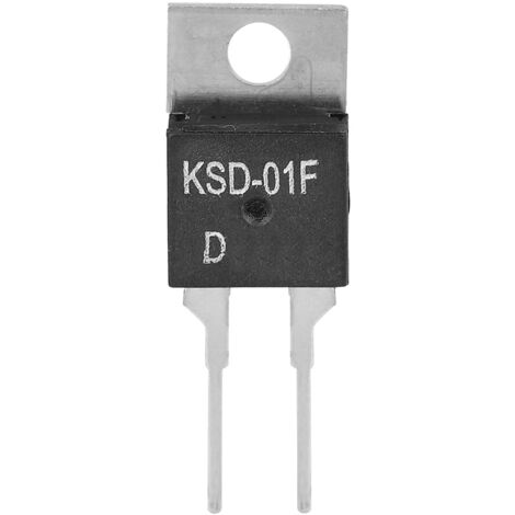 Interrupteur thermostatique JUC-31F/KSD-01F, fermé normalement, plage 40130°C, calibrage 60°C pour régulation température (1/5)