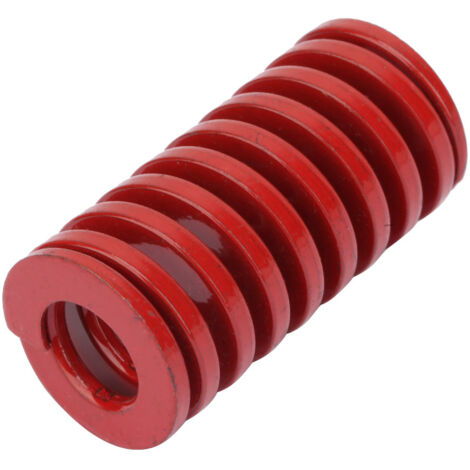 Ressort de moule à charge moyenne, rouge, 22mm OD, 11mm ID, longueur 90mm (TM22) (1/5)