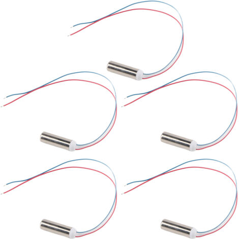 Moteur vibrant cylindrique micro sans noyau 14500 tr/min, étanche, pour massages (lot de 5) (1/5)