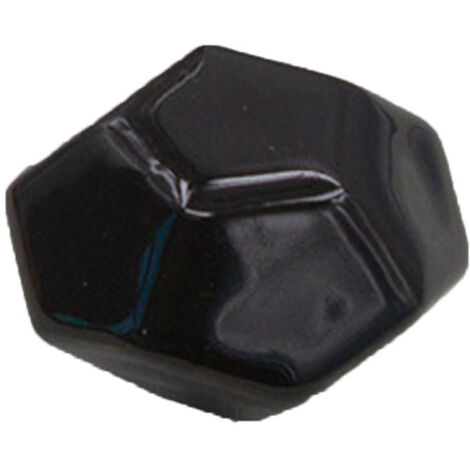 Poignée de tiroir en céramique noire en forme de diamant pour meuble de cuisine et armoire (1/3)