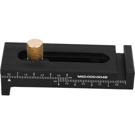 Jauge de Profondeur en Aluminium Laiton pour Marquage Bois - Règle de Mesure Précise (1/5)