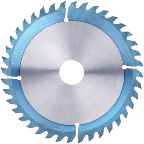 Lame de scie circulaire bleue pour coupe du bois, disque 40 dents, alésage 1" (diamètre 6") (1/5)