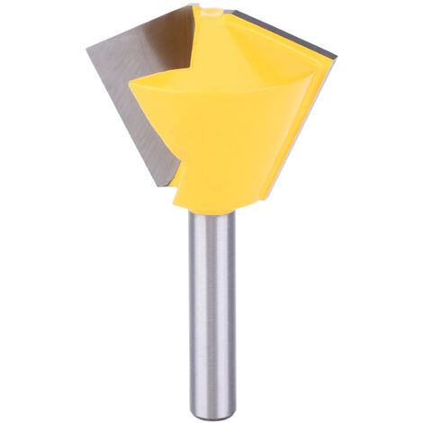 Fraise à rainurer en V 8mm pour bois avec queue de 8mm - Cutter de fraisage 8 côtés (1/5)