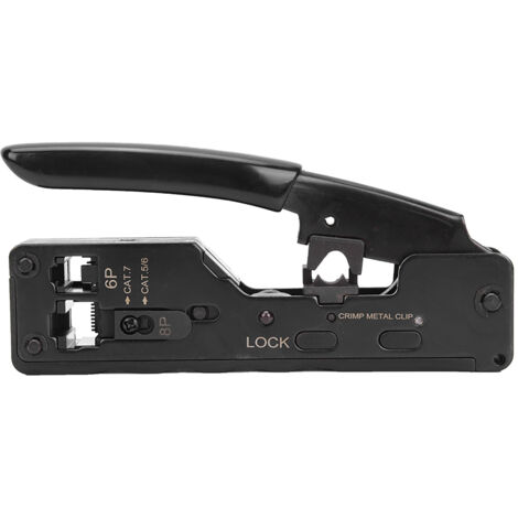 Pince à sertir multifonction pour connecteurs RJ45 RJ12/11 8P 6P - Outil réseau professionnel (1/5)