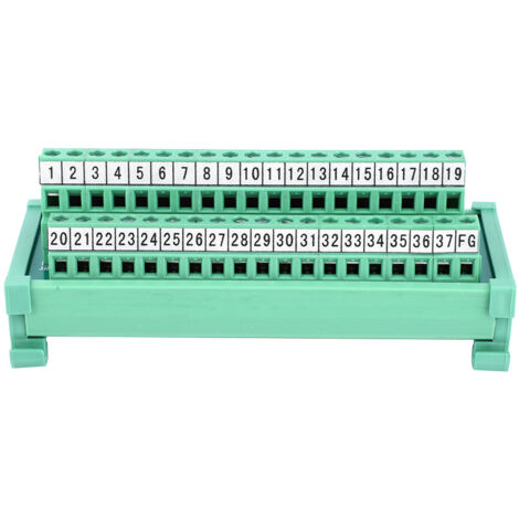 Connecteur de bornier pour module PLC DB37P, 35mm rail DIN fournitures électriques (1/5)