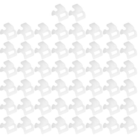 Support de serre-câbles 50 pièces pour profilés aluminium standard européen 40, attaches et fixations câbles (1/5)
