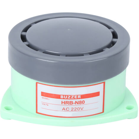 HRBN80 Alarme Électromagnétique Continue Active 220V AC 50Hz 80dB pour Usage Industriel (1/5)
