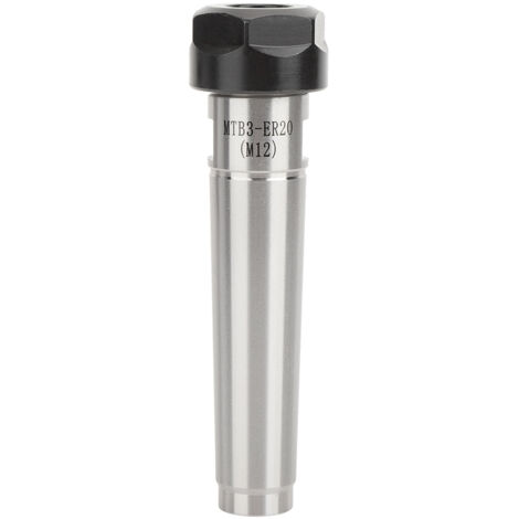 Mandrin de Précision ER20/ER25 pour Tours CNC avec Queue MTB3 et Filetage M12 (1/5)