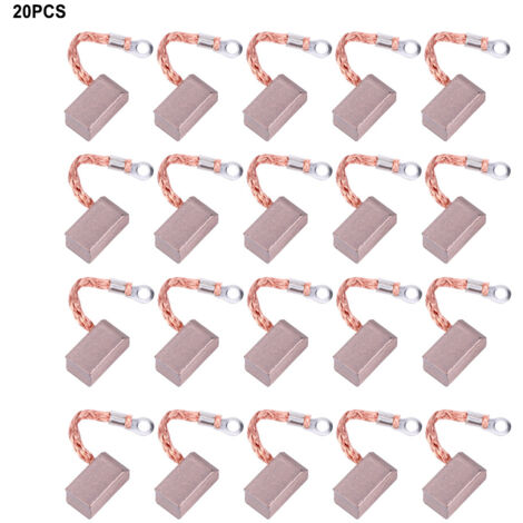 20 Pièces Balais de Charbon J471 pour Pompe de Puits Profond Moteur à Énergie Solaire DC (1/5)