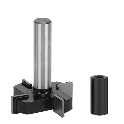 Trancheuse 4 Lames Type T Noir pour Bois - Outil de Coupe Durable Accessoire Bricolage (1/5)