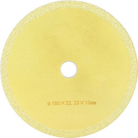 Disque diamanté 180mm pour couper marbre, fonte et fibre de verre - 22.3mm alésage (1/5)