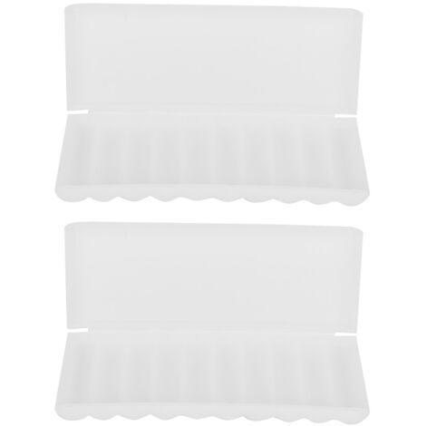 2 Pièces Support Piles 18650 en Plastique Transparent Léger et Pratique (1/5)