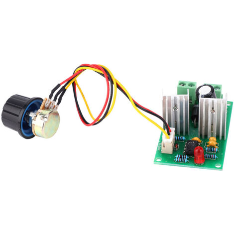 Contrôleur de Vitesse PWM 10A pour Moteur DC 12V-36V, Régulateur de Puissance Motorisé (1/5)