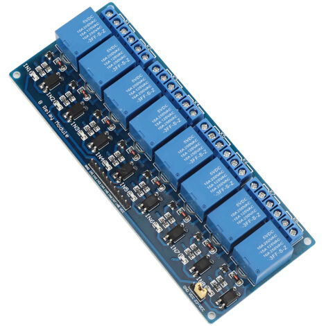 Module Relais 8 Voies 5V pour Arduino AVR ARM - Interrupteur Industriel Durable (1/5)