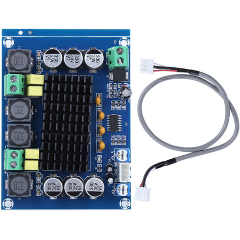 Module Amplificateur Numérique 2 Canaux, Carte Haute Puissance avec Potentiomètre XH M543 (1/5)