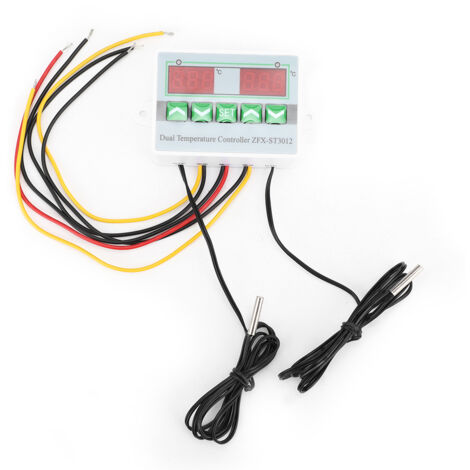 Régulateur de Température Numérique Intelligent ZFX-ST3012 Double Affichage Thermostat Électrique Micro-ordinateur (220V) (1/5)