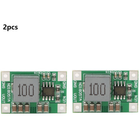 2Pcs Module Abaisseur de Tension ND1805TA - Convertisseur Buck 5-18V vers 3.3V/5V pour Moteurs et Arduino (1/5)