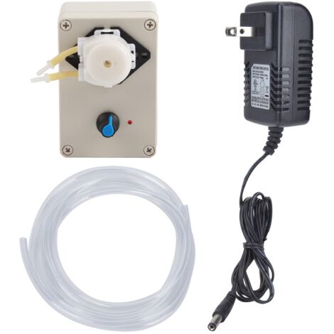 Pompe péristaltique industrielle réglable pour dosage liquide, 110‑240V avec prise US (1/5)