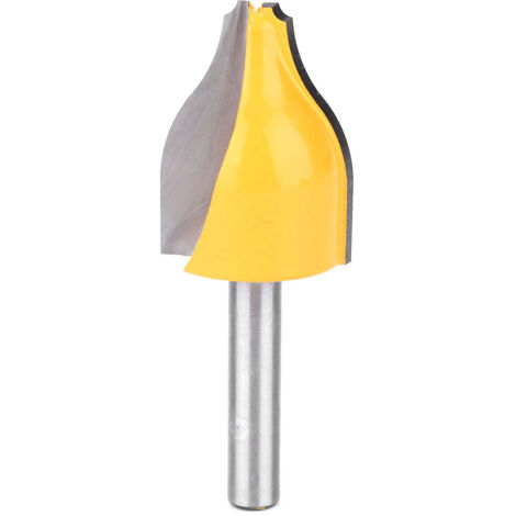Fraise de défonceuse 8mm à profil ogive vertical pour moulure et panneau (1/5)