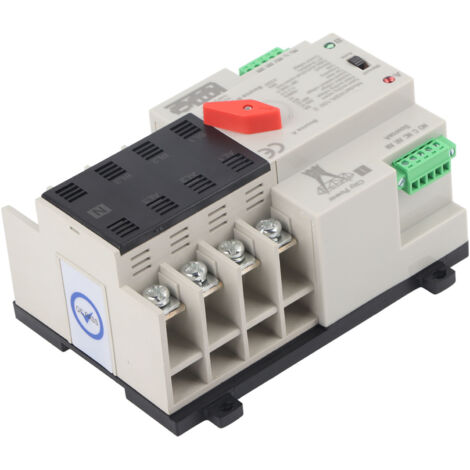 W2R‑100 Interrupteur de Transfert Automatique Double Alimentation 4P 63A pour Groupe Électrogène (1/5)