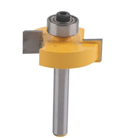 Fraise à rainurer en T de 3/8 pouce de hauteur, fraise de défonçage 1/4 pouce pour bois (1/5)