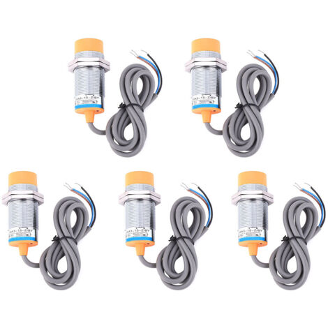 5 Pièces Interrupteur de Proximité Inductif LJ30A3-15-Z/PNP NO, 6-36VDC, 3 Fils, Capteur de Détection (1/5)