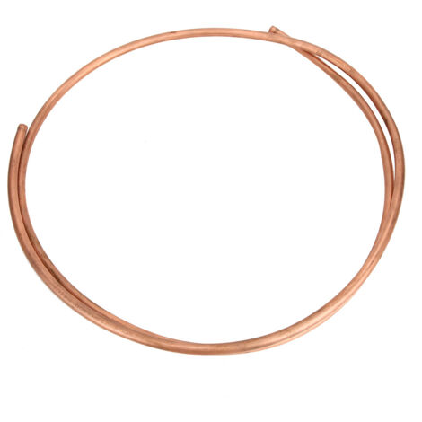 Tuyau en cuivre C1100 T2 de 2m pour climatiseur et réfrigérateur, diamètre extérieur 9.5mm / intérieur 7.9mm, bobine souple (1/5)